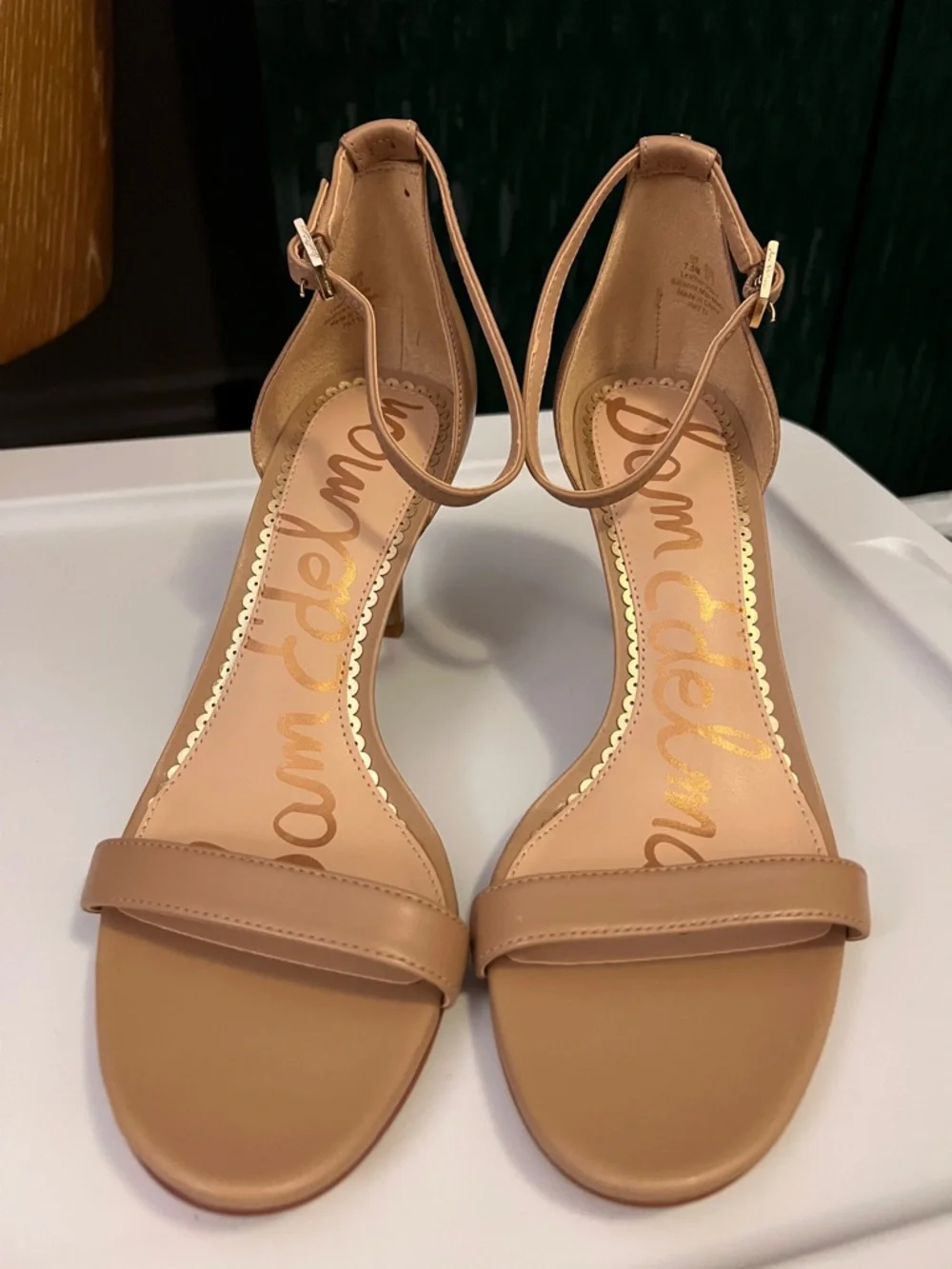 NWOB Nude Ankle-Strap Stiletto Sandal - Heel - Picture 6 of 11